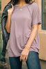 Cozy Cool Tee in Lavender