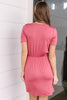 Cute Comfort Dress In Terracotta
