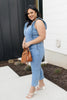 Denim Ruffles Jumpsuit