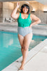 Dressed Up in Gingham Swim Bottoms