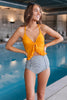Dressed Up in Gingham Swim Bottoms