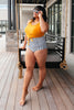 Dressed Up in Gingham Swim Bottoms