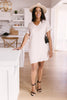 Elegantly Embroidered Shirt Dress