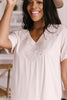 Elegantly Embroidered Shirt Dress
