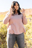 Every Girl's Favorite Basic Top in Mauve