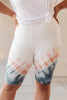 Tickle Me Tie Dye Shorts in Peach