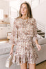 Fancy Me Floral Dress in Ivory