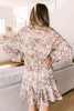 Fancy Me Floral Dress in Ivory