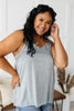 Full Scallop Sage Camisole