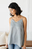 Full Scallop Sage Camisole