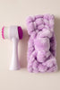 Facial Brush & Headband Set in Purple