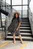 Fall Fancy Tiered Dress In Midnight
