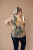 Falling Leaves Textured Tie Dye Top