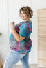 Forever in Love Tee in Teal and Purple