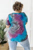 Forever in Love Tee in Teal and Purple