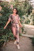 Forgotten Dreams Tie Dye Joggers In Mauve