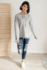 Frayed Edges Hoodie in Grey