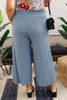 Go Get 'Em Gaucho Pants In Blue Gray