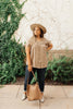 Gather Round Mocha Button Down