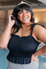 Gather & Bows Swim Top