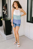 Gimme That Love Top in Aqua