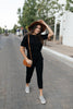 Girl Next Door Jumpsuit In Black