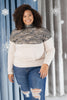 Half Camo Pullover in Oatmeal