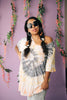 Sassy Swirl Tie Dye Tee In Gray