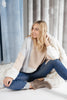 Happened Upon Patterns Sweater in Taupe