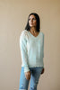 Heavenly Sweater In Pale Peach & Aqua