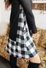 Hints Of Plaid Dress in Ivory