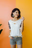 I Love Leopard Top In Ivory