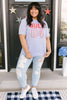 July Varsity Graphic Tee