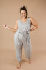 Jump In Jumpsuit In Heather Gray