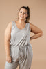 Jump In Jumpsuit In Heather Gray