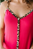 Just A Little Wild Camisole In Hot Pink