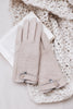 Keeping' Warm Beige Wool Gloves