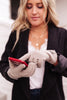 Keeping' Warm Beige Wool Gloves