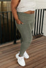 Kickin' It Leggings in Grey Sage