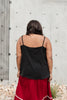 Lace Applique Camisole In Black