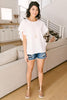 Lea Layered Top In White
