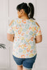Leopard Kisses Cold Shoulder Top In Ivory