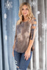 Leslie Ladder Sleeve Top in Mocha
