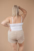 Lightweight Striped Shorts In Taupe