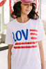 Love For The Flag Graphic Tee