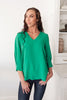 Lucky Chic Top in Kelly Green