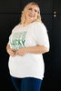 Lucky On Repeat Graphic Tee