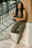 Lucy Lounging Leggings in Deep Olive
