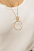 Marble And Chain Necklace