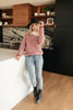 Mess With Your Mind Sweater in Wine